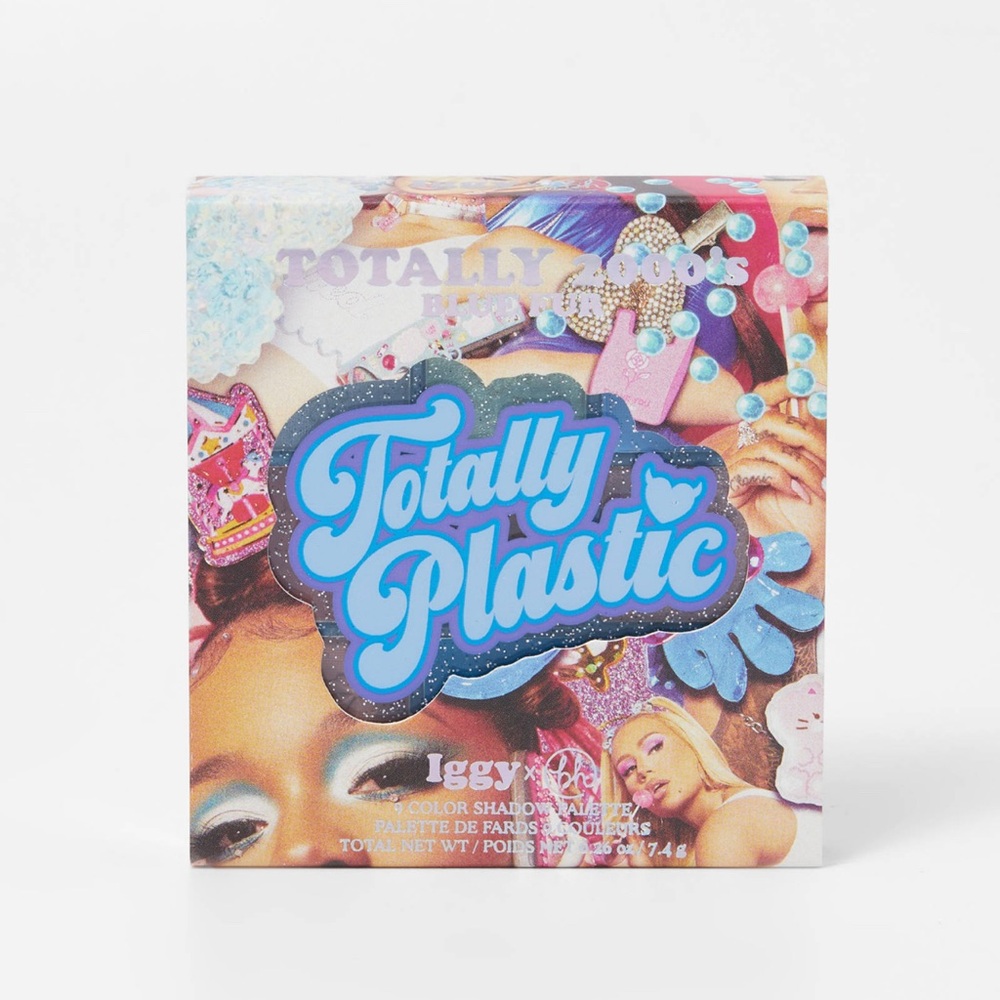 BH Cosmetics X Iggy Azalea Totally 2000's 9 Color Shadow Palette in Blue Fur